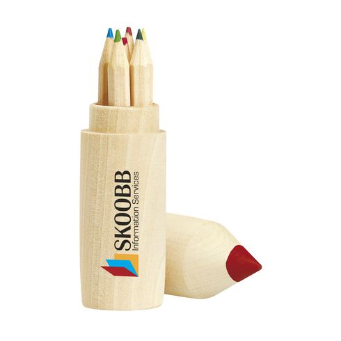 Crayons wooden tube - Image 1